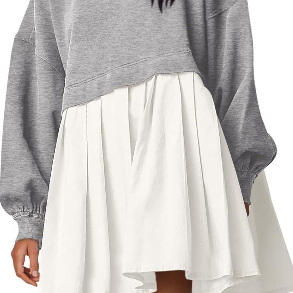 Elegant White Skater Skirt